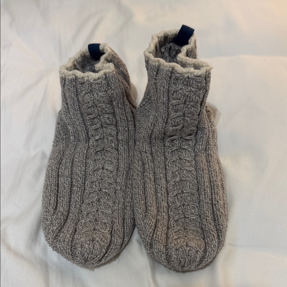 Bombas Gray Cable Knit Men's Socks